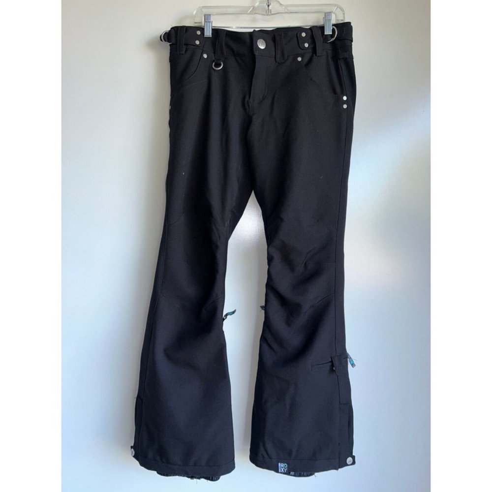 ROXY Limited Edition 5,000 Black Snow Snowboard Ski Pants Women's Size Medium